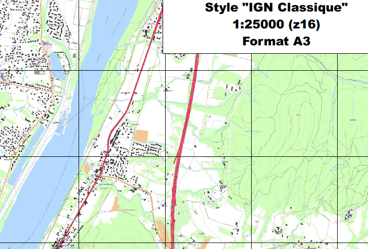 Plan IGN classique